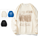 2025秋季新款港风高品质印花卫衣外套男DL304-P48，女装短外套，星座912-1（原星座914-5）