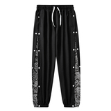 2025秋季新款创意腰果花拼接运动休闲裤男K8035-P5578，男装休闲裤，星座912-1（原星座914-5）