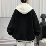 2025秋季港风大码高品质刺绣假两件棒球服外套JK272-P105138，女装短外套，星座912-1（原星座914-5）