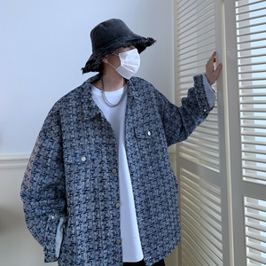 2025秋季新款港风宽松版型高级小香风夹克外套男JK535-P80108图片