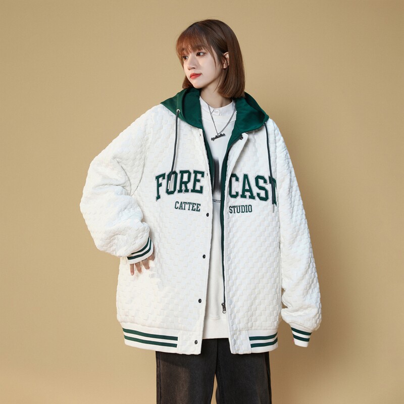 2025秋季港风中性风高品质刺绣假两件棒球服JK272-P105138,女装职业装,星座912-1（原星座914-5）