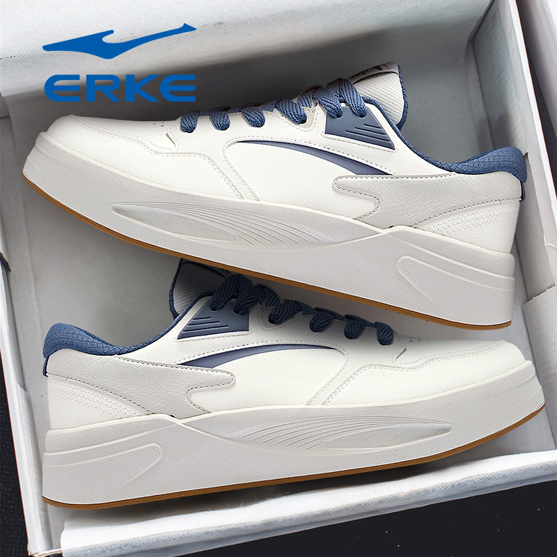 玩酷4鸿星尔克男鞋2026冬季新款空军一号小白鞋厚底轻便休闲板鞋,运动鞋new,板鞋,淘宝优惠券,粉丝福利购,淘宝优惠卷