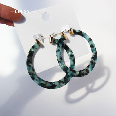 21原单欧美时髦复古潮大耳圈圆环