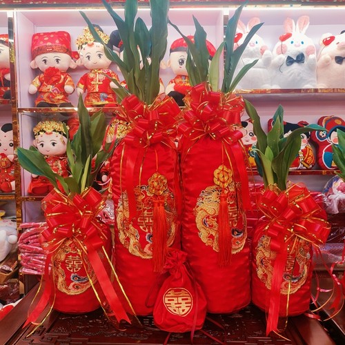 嫁妆子孙袋装红枣花生桂圆
