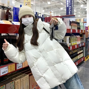 去年500+！现货！90白鸭绒撞色羽绒服213A-A2702-P260-K368图片
