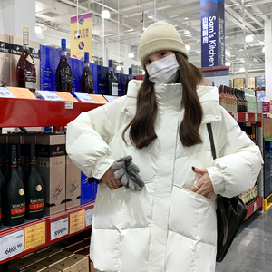 去年500+！现货！90白鸭绒撞色羽绒服213A-A2702-P260-K368图片