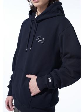 日本购山本耀司S'YTE × New Era LOGO5/12男女同款连帽卫衣