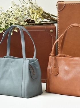 日本代购直邮 genten女士 山羊皮单肩包 通勤包 44111 基础款百搭