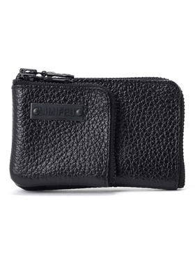 日本购 limi feu荔枝牛皮拉链小钱包 日本制 25/10