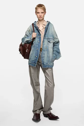 日本购直邮 acne studio牛仔连帽外套 26/4 下单不退换