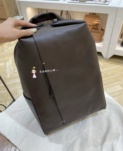 日本代购直邮 genten 牛皮双肩背包 复古日系简约 男女同款 43685