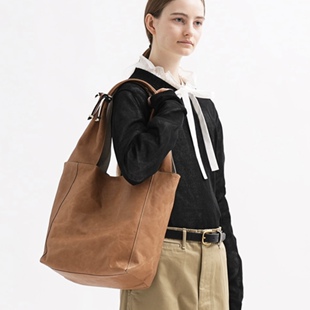 日本购直邮 genten 托特包单肩包 皮亚特大号 44710-44 25/8