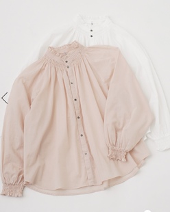 日本购 pallas palace衬衫  立领 蓬蓬袖  26/1 不退换