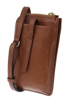 日本代购直邮 genten 新款手机包卡包 牛皮 单肩斜挎