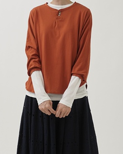 日本购 pallas palace 长袖T恤 25/7 天竺 休闲宽松 日本制