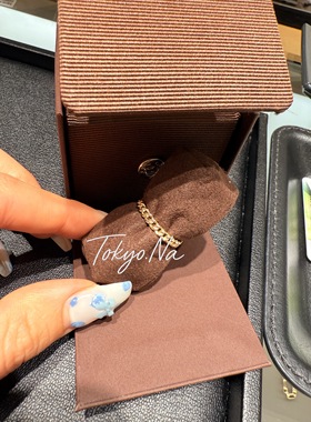 日本购cocoshnik百搭镂空链纹 K10戒指 405-66396