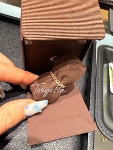 日本购cocoshnik百搭镂空链纹 K10戒指 405-66396