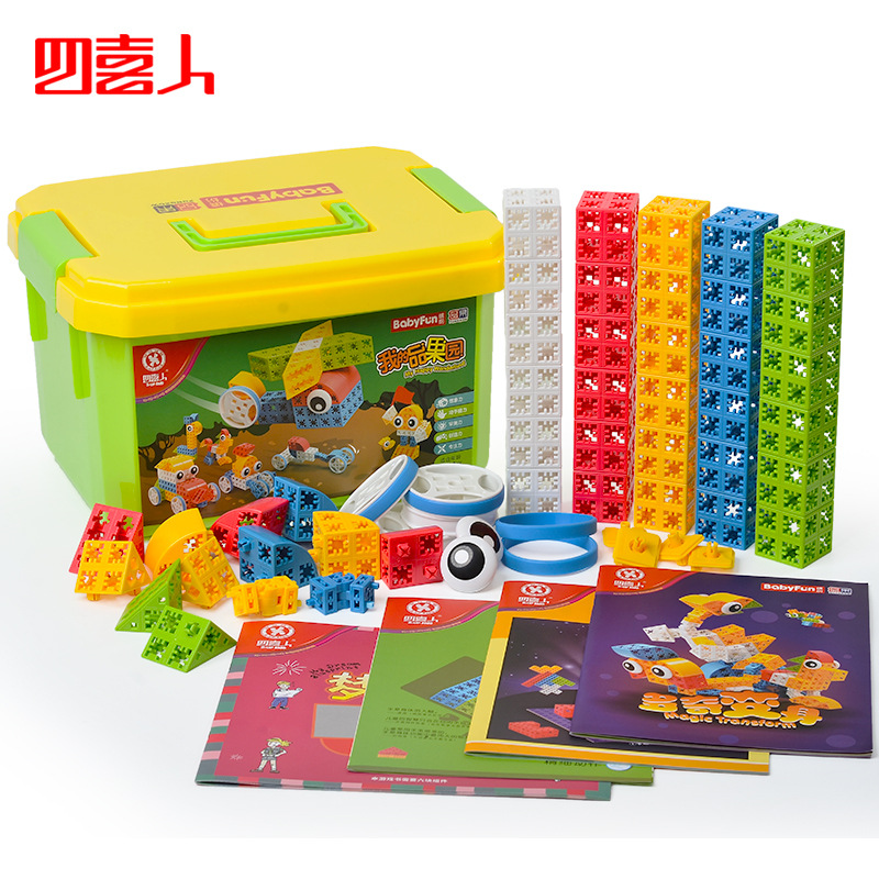 四喜人3D缤纷大品果积木我的品果园益智场景拼插玩具立体百变积木在类目 玩具/童车/益智/积木/模型, 串珠/拼图/配对/拆装/敲打玩具, 拼图/拼板中 - 来自Buy2taobao.com提供专业的淘宝代购服务