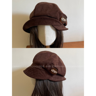 小土星vintage渔夫帽*复古帽子百搭小众遮阳盆帽文艺秋冬日系