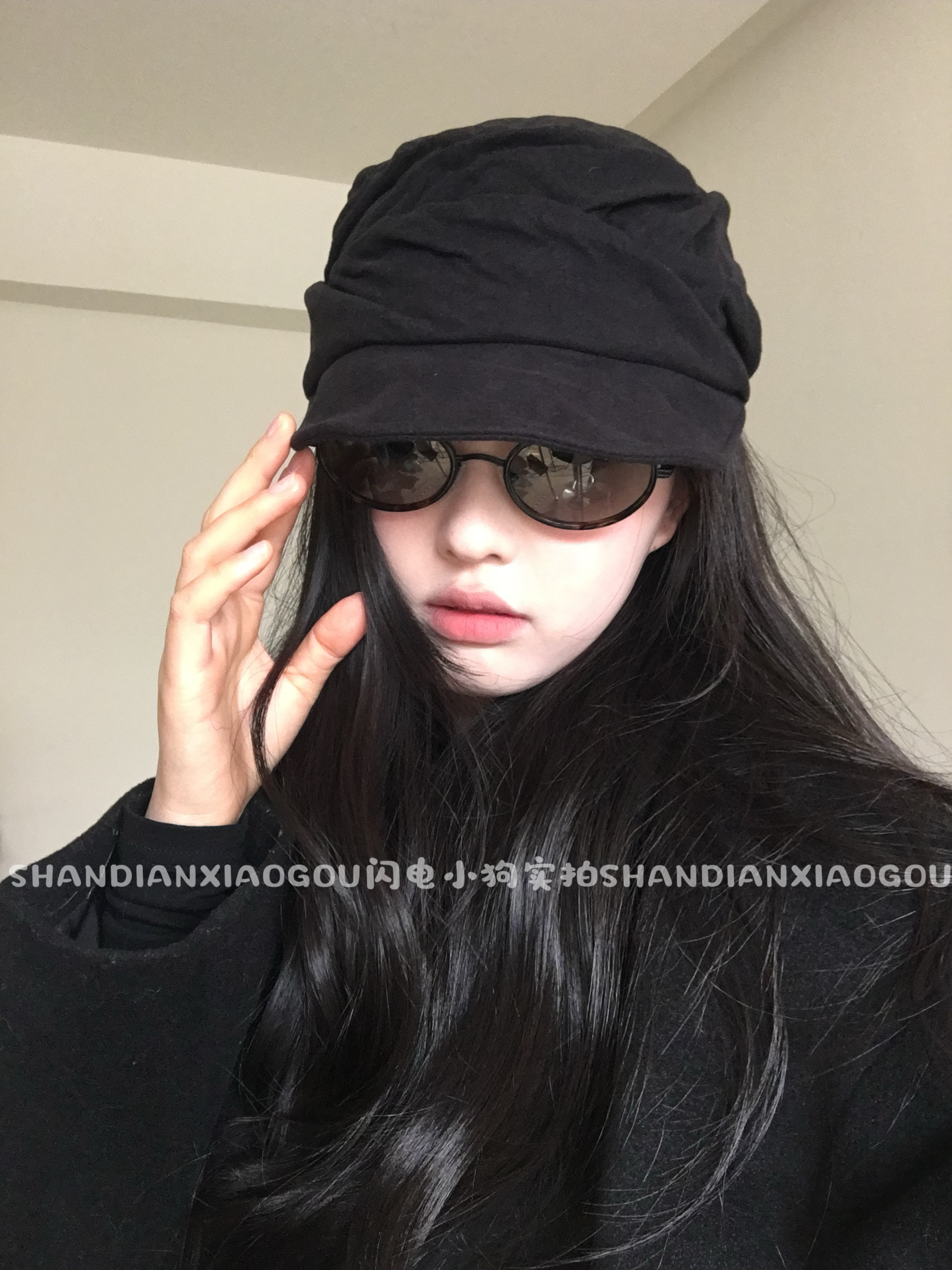 山本风褶皱【叠构极简】复古贝雷帽女秋冬显脸小韩版百搭时尚报童,服饰配件/皮带/帽子/围巾,帽子,淘宝优惠券,粉丝福利购,淘宝优惠卷