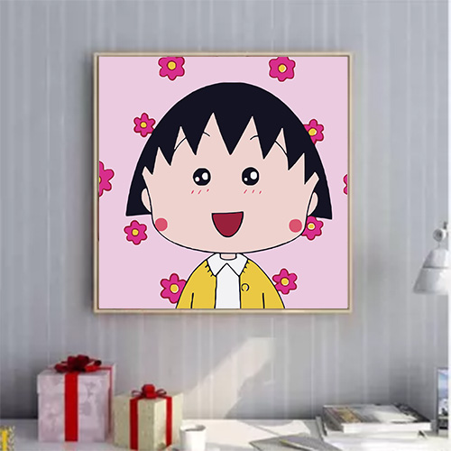 diy数字油画手绘填充儿童