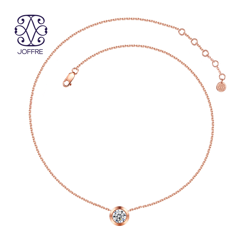 中国Redline x JF 月光Luna小红绳女士本命年全链钻石18K金项链