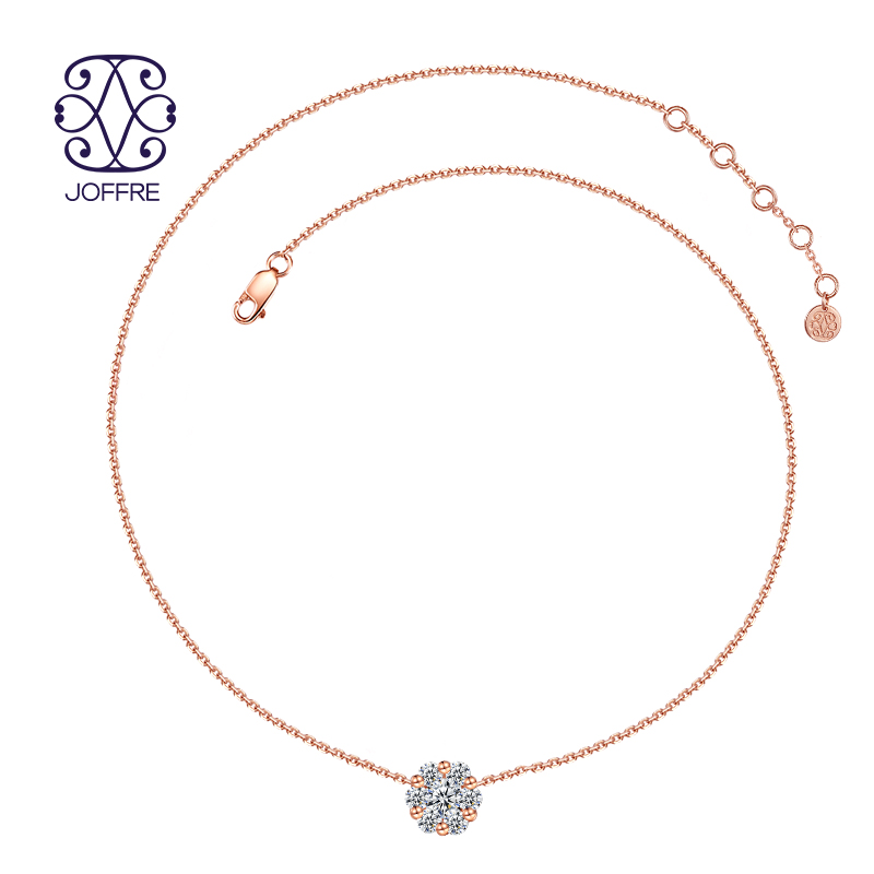 中国Redline x JF 梦幻Shine小红绳女士本命年全链钻石18K金项链