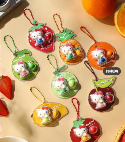 TOPTOY Hello Kitty甜果物语系列微缩吊卡盲盒