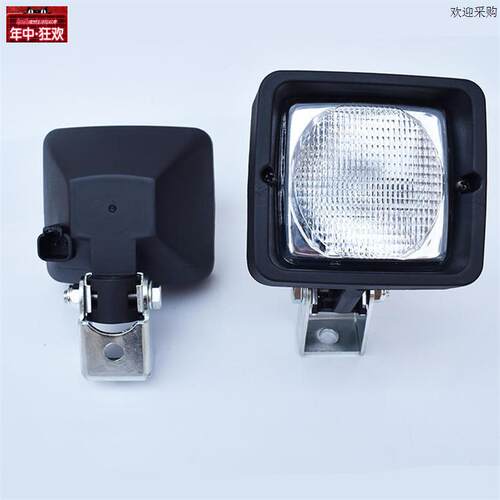 现代挖掘机大灯R55/110/60/75/215/J225-7VS大臂灯H3工作灯24V车