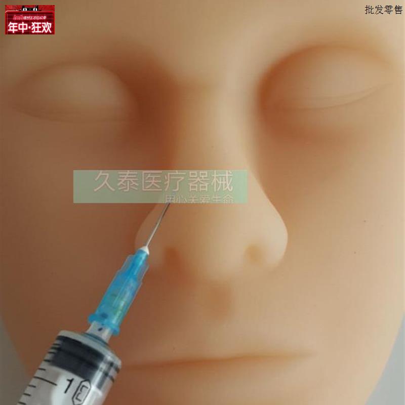 全硅胶假人头化妆头模特头V按摩头嫁接教学头软头模硅胶脸人头