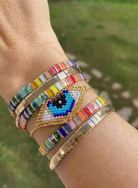 日本欧美风ins小众海滩串珠饰品