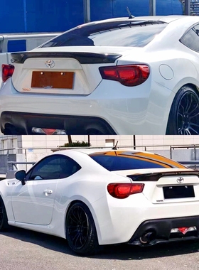 适用于丰田GT86 斯巴鲁 BRZ尾翼 TRD款免打孔 MORTOR SPORT改装件