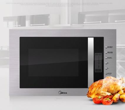 10-11新券Midea/美的AG820DVX-SS嵌入式变频微波炉商用嵌入微家用光波烤体