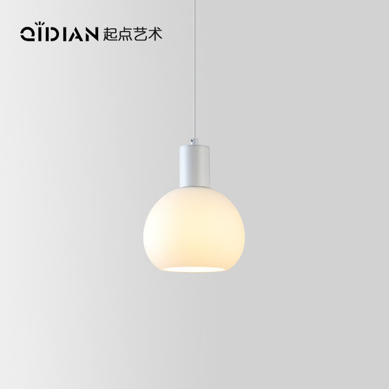 意大利新款小吊灯设计师奶油风中古风简约现代餐厅吧台卧室床头灯图片