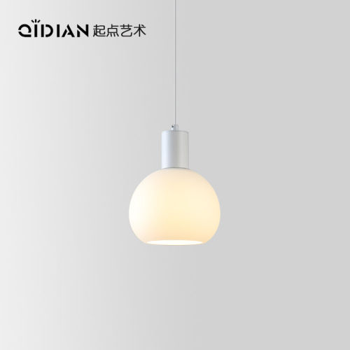 意大利新款小吊灯设计师奶油风中古风简约现代餐厅吧台卧室床头灯