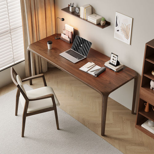 新款电竞胡桃木桌电脑写字办公椅