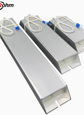 RXLG变频器铝壳刹车制动60W80W500W1000W75RJ5欧伺服电机放电电阻