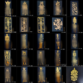 护身贴招财纳福平安贴纸金属贴自粘贴背贴 先生