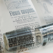 网红素材pet手账胶带时间 背后复古英文透明防水手机装 饰diy胶卷