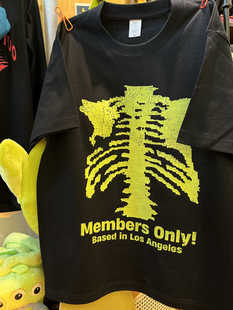 摇滚灵魂骷髅 美式 vintage 小众 220克小领口纯棉男女情侣T 复古