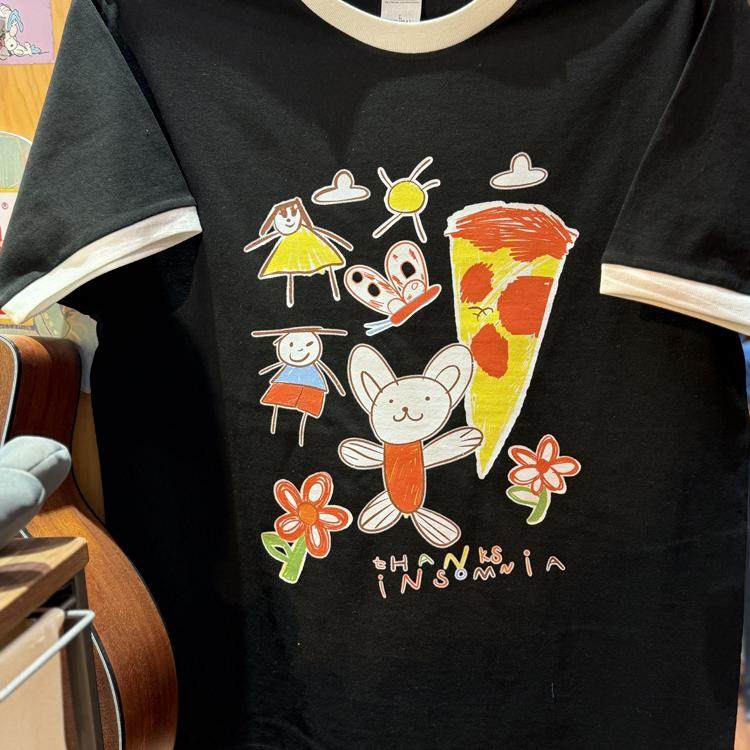 美式复古 vintage 卡通趣味涂鸦兔子  拼色纯棉重磅男女情侣T恤,女装/女士精品,T恤,淘宝优惠券,粉丝福利购,淘宝优惠卷