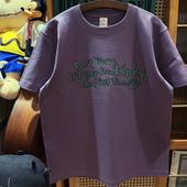 复古 Worry vintage 美式 Don 纯棉265克重磅圆领情侣T恤短袖