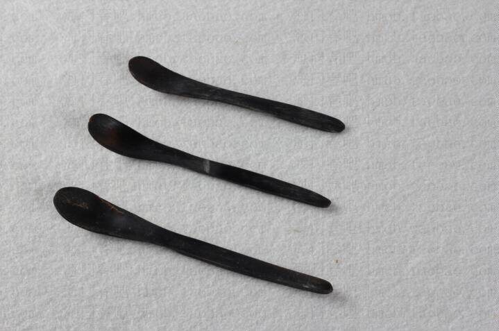 牛角药匙3*1，牛角勺 牛角药勺 牛角匙 天然牛角 三支装