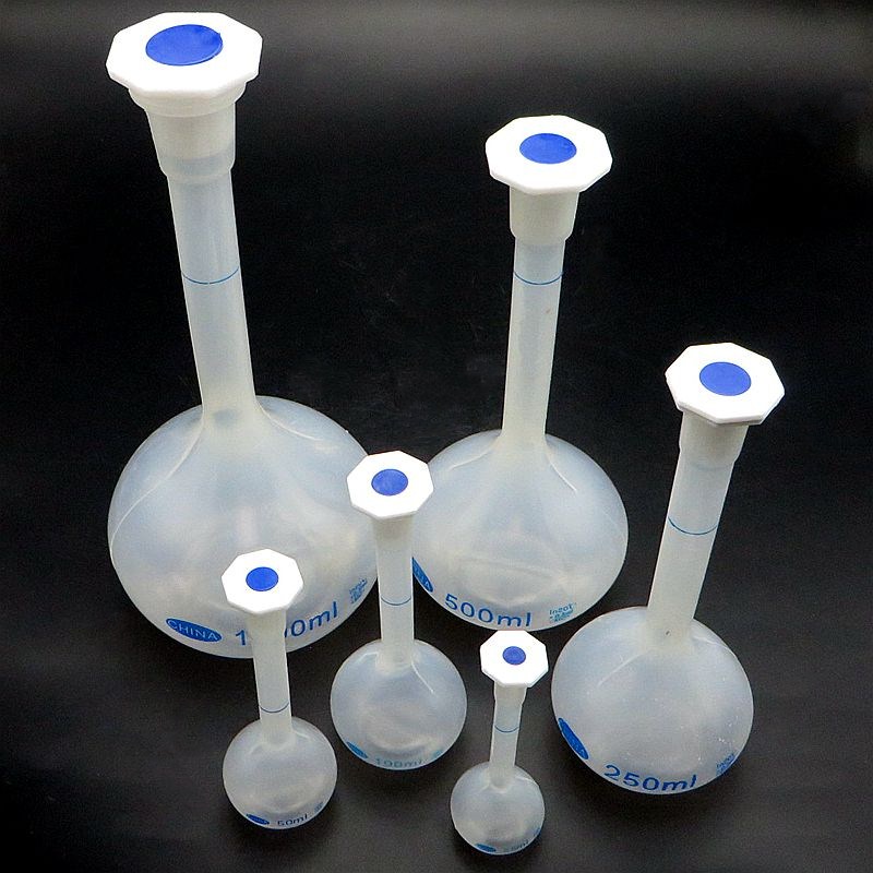 塑料容量瓶25ml 50ml 100ml 250ml 500ml 1000ml容量瓶