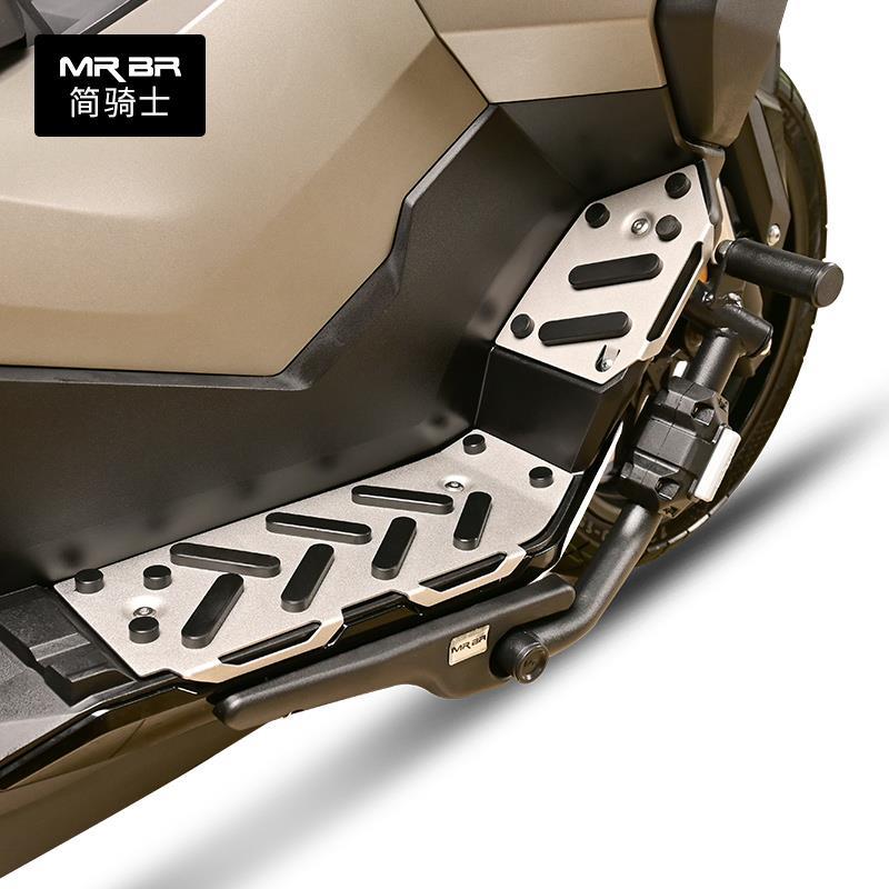 MRBR适配于2025款本田ADV350护杠防摔块保险杠不锈钢脚踏改装配件