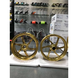 意大利进口OZ轮毂 Ducati Hypermotard 骇客 950 6柱 金色