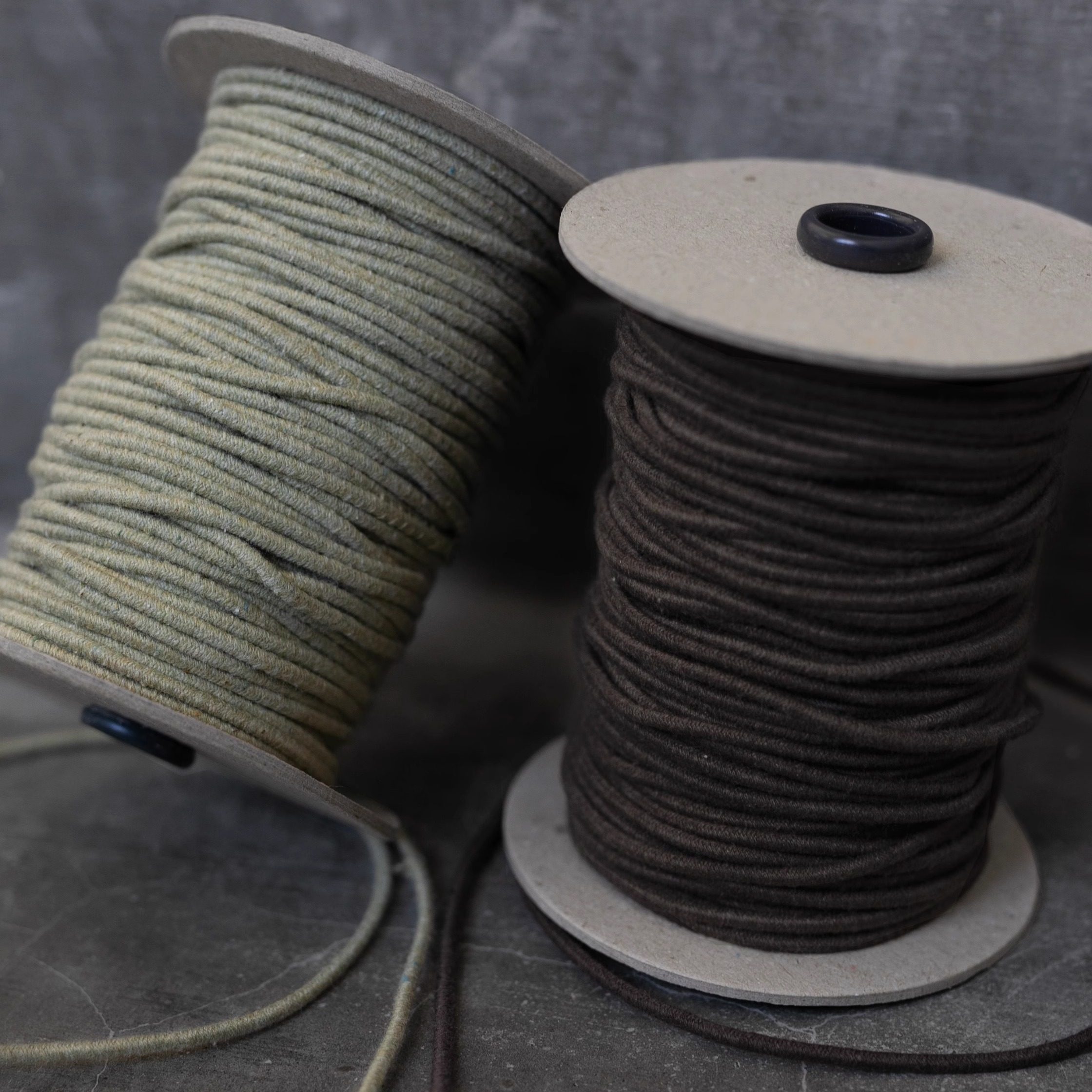 英国产MERCHANT&MILLS 再生棉天然橡皮筋 3mm｜纺织品专用 两色入