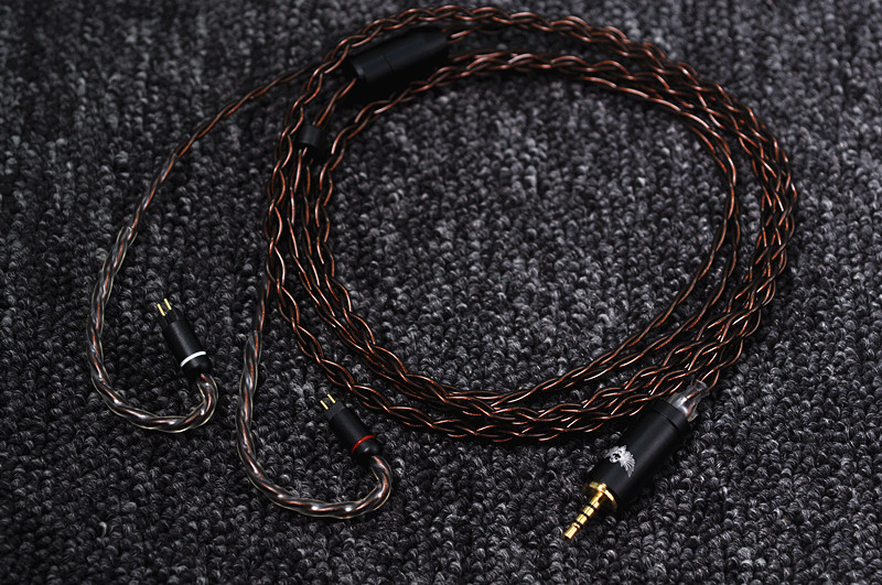 冷冻万隆7N单晶铜mmcx A2DC IE40 黑黄鹂4.4平衡耳机升级线