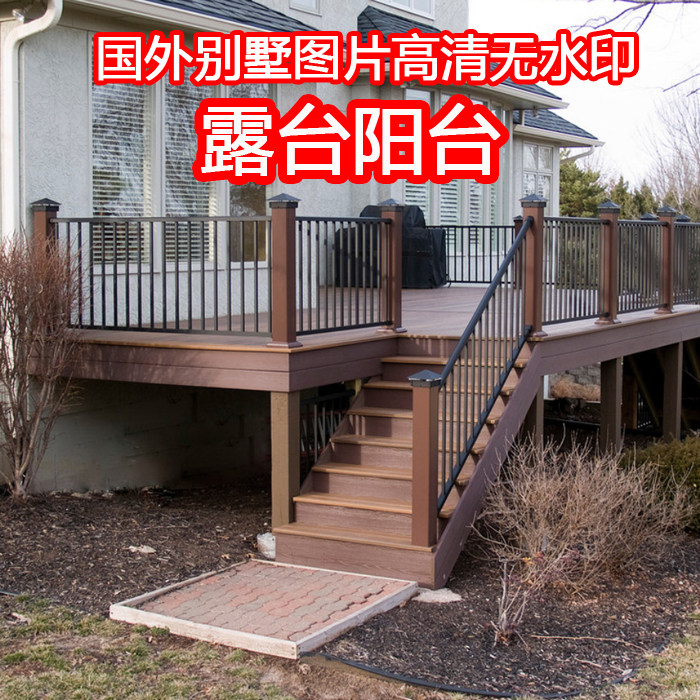 阳台露台二层别墅高清无水印图片农村住宅别墅装修效果图室内设计