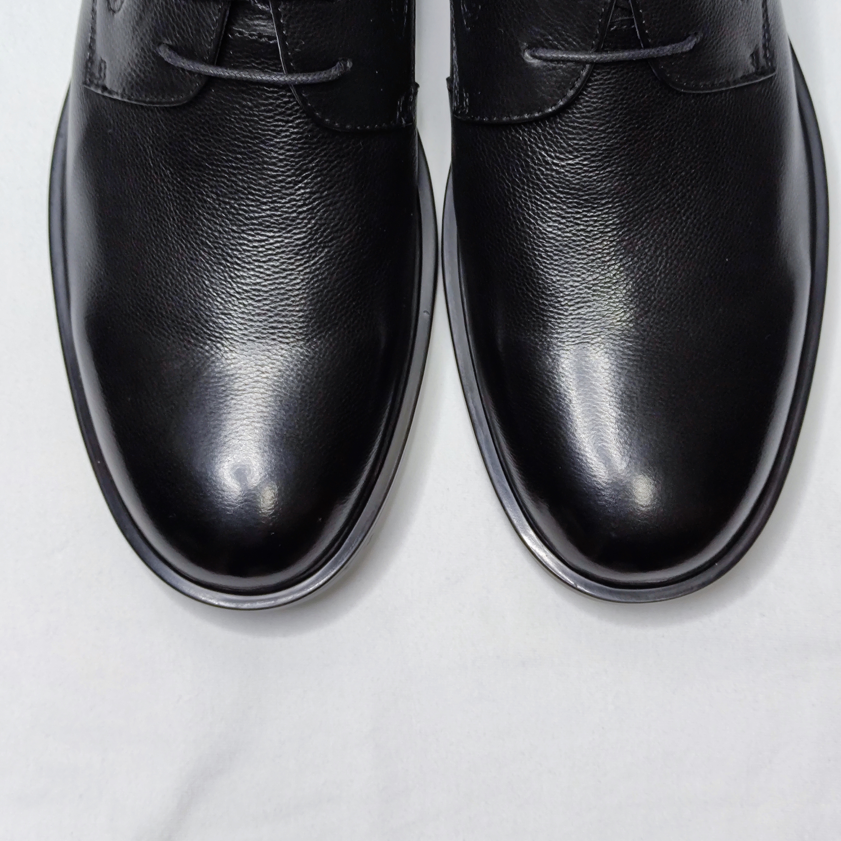 高端胎牛皮正装皮鞋男商务职场新郎伴郎鞋全真皮手感柔软舒适胖脚